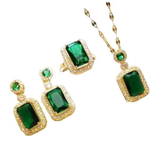 Colar Esmeralda - Lunah Essence